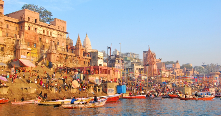 Nord Indien Privatfahrer Ganges Varansi